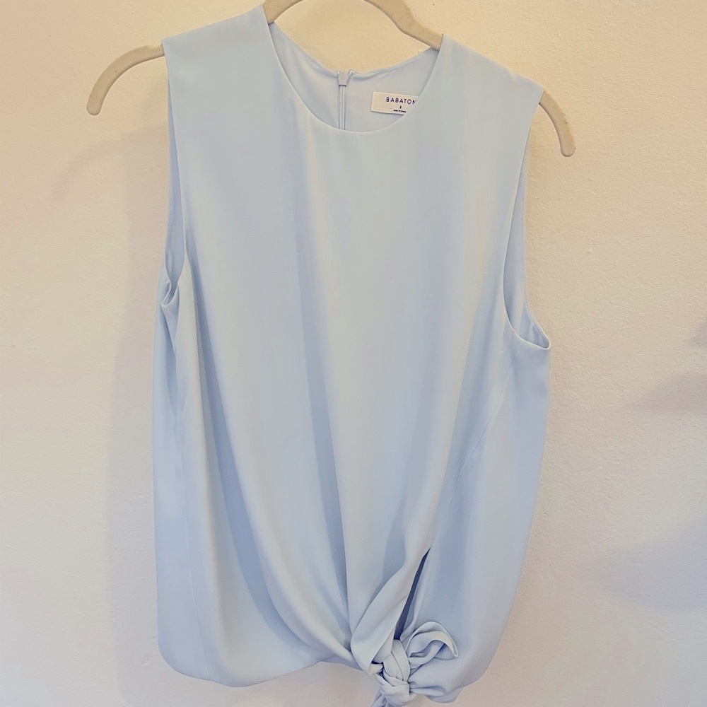 Babaton Aritzia Hopkins Blouse Plein Air Small